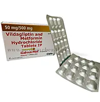 Galvus Met 50/500mg Tablet