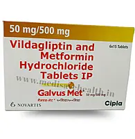 Galvus Met 50/500mg Tablet