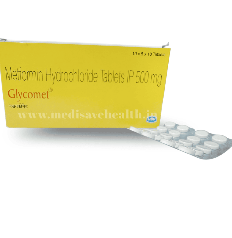 Glycomet 500mg Tablet