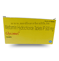 Glycomet 500mg Tablet