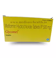 Glycomet 500mg Tablet