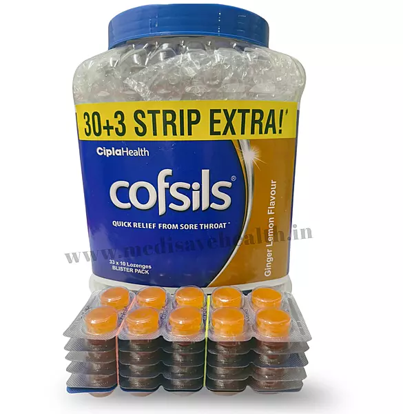 Cofsils Ginger Lemon Lozenges