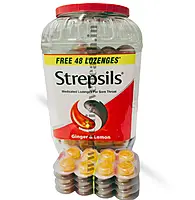 Strepsils Ginger & Lemon Lozenges Jar