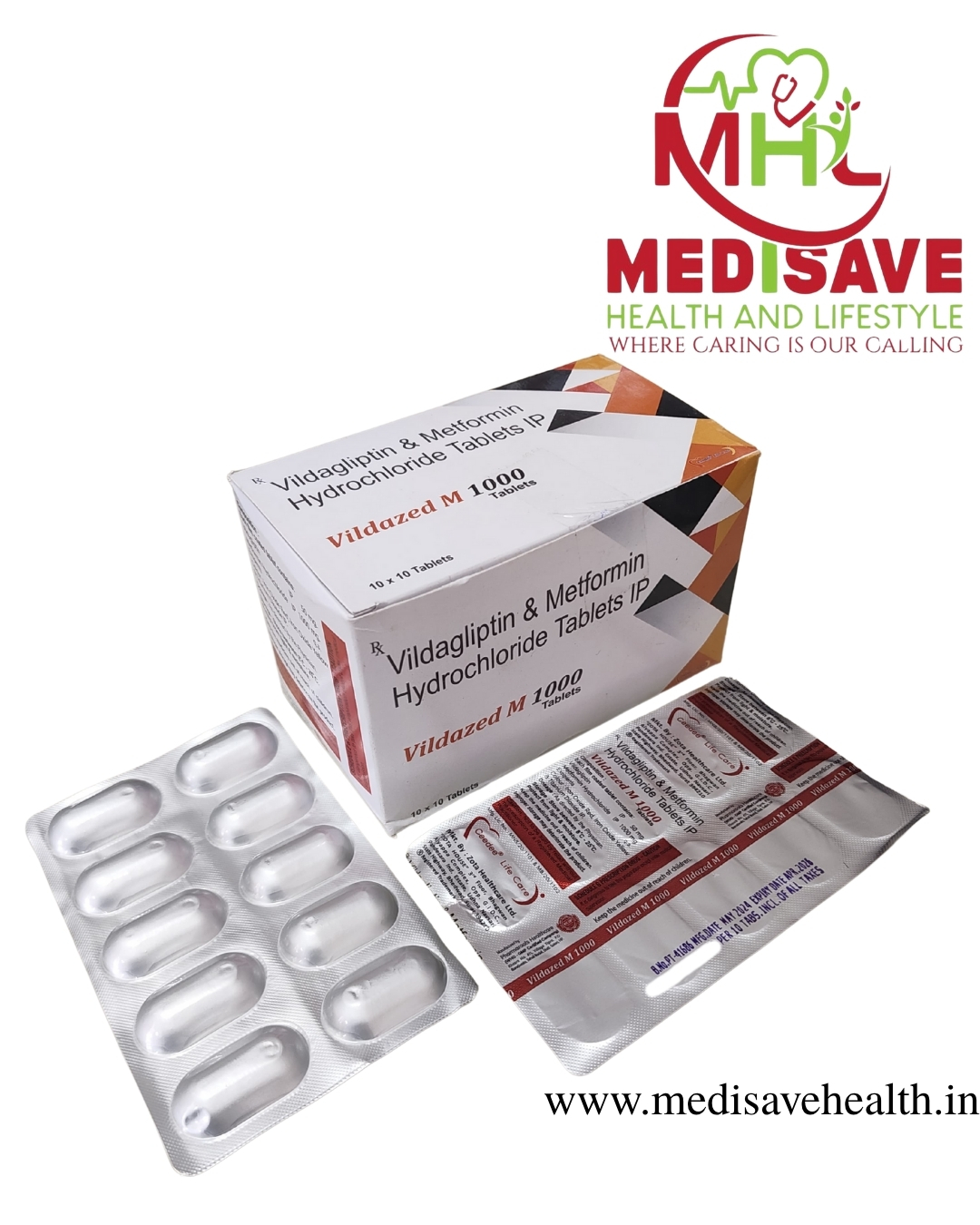 Vildazed M 1000 Tablet (1*10)