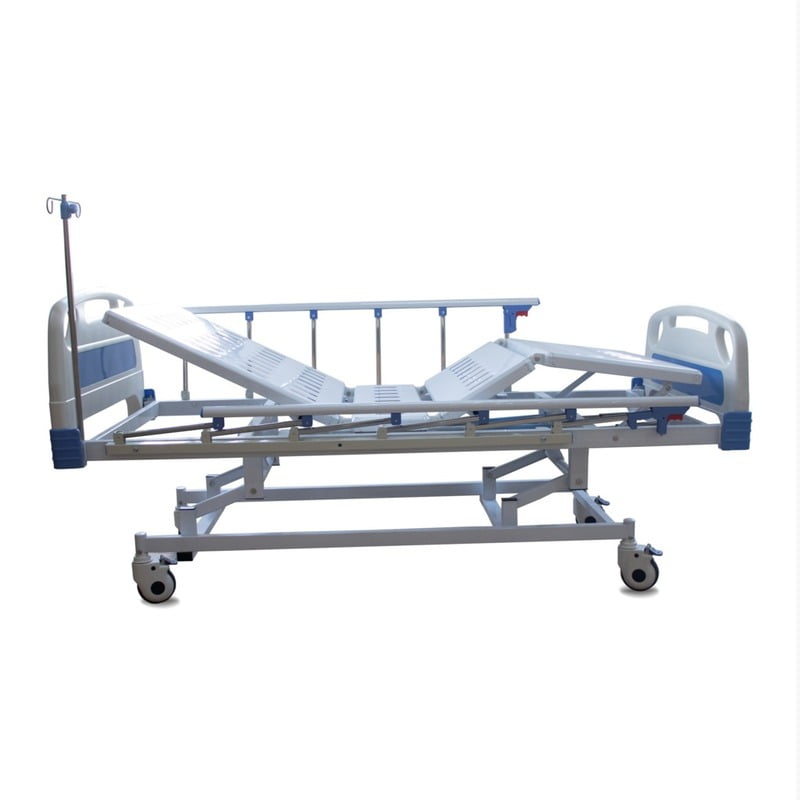 3FM ICU Cot With Wheel & Collapsible Railings 3FM ICU Cot With Wheel & Collapsible Railings