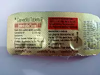 CARDIVAS 3.125MG TAB 10&grave;S