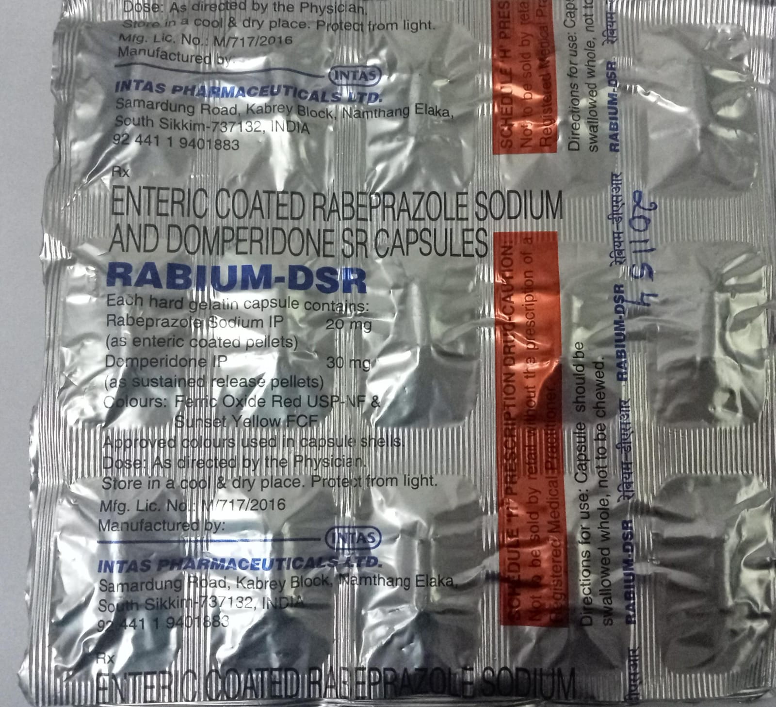 RABIUM DSR CAPS 15&grave;S