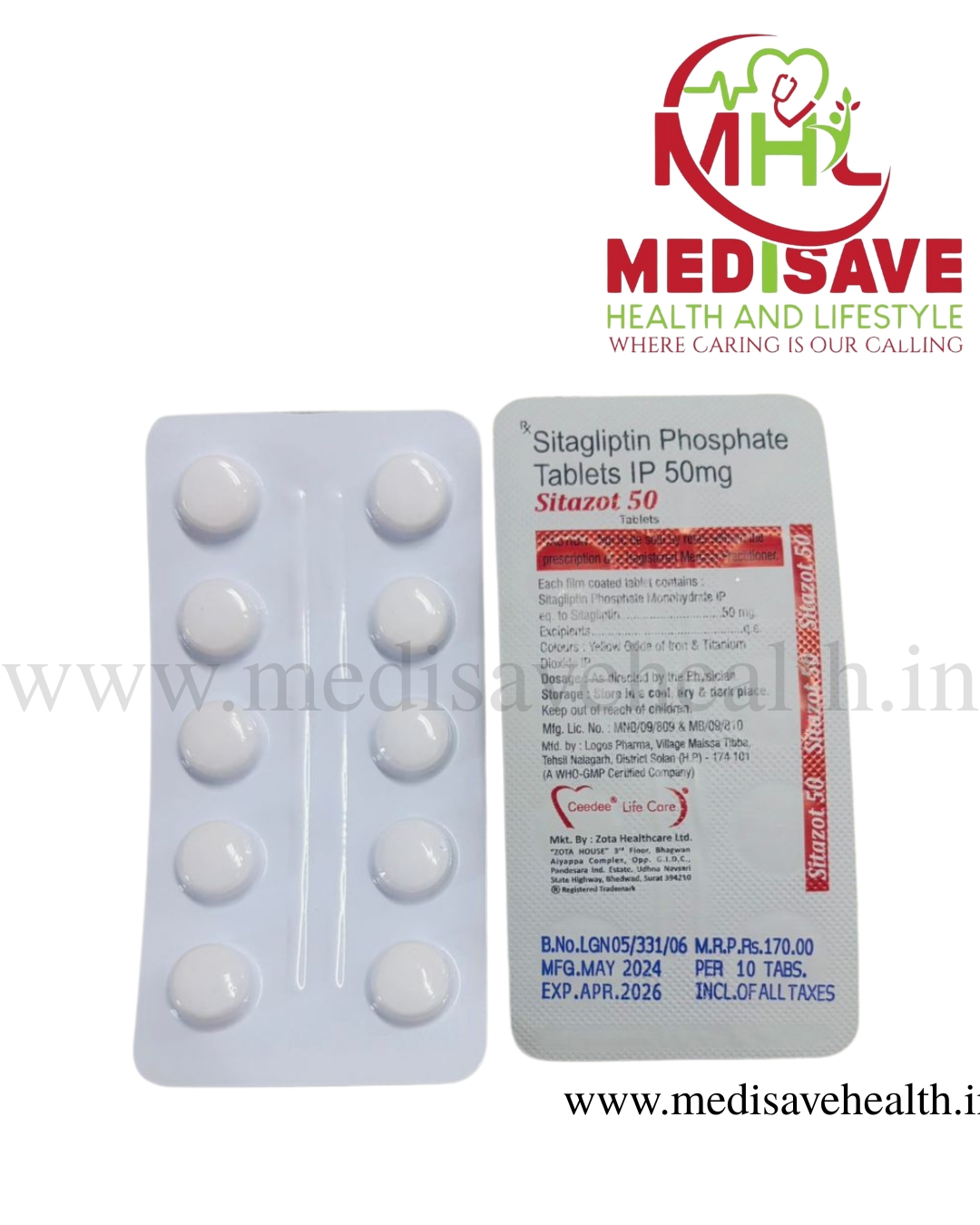 Sitazot 50 Tablet (1*10) Sitazot 50 Tablet (1*10)