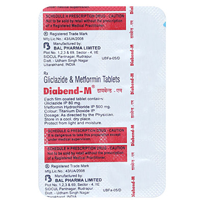 DIABEND M TAB 10`S