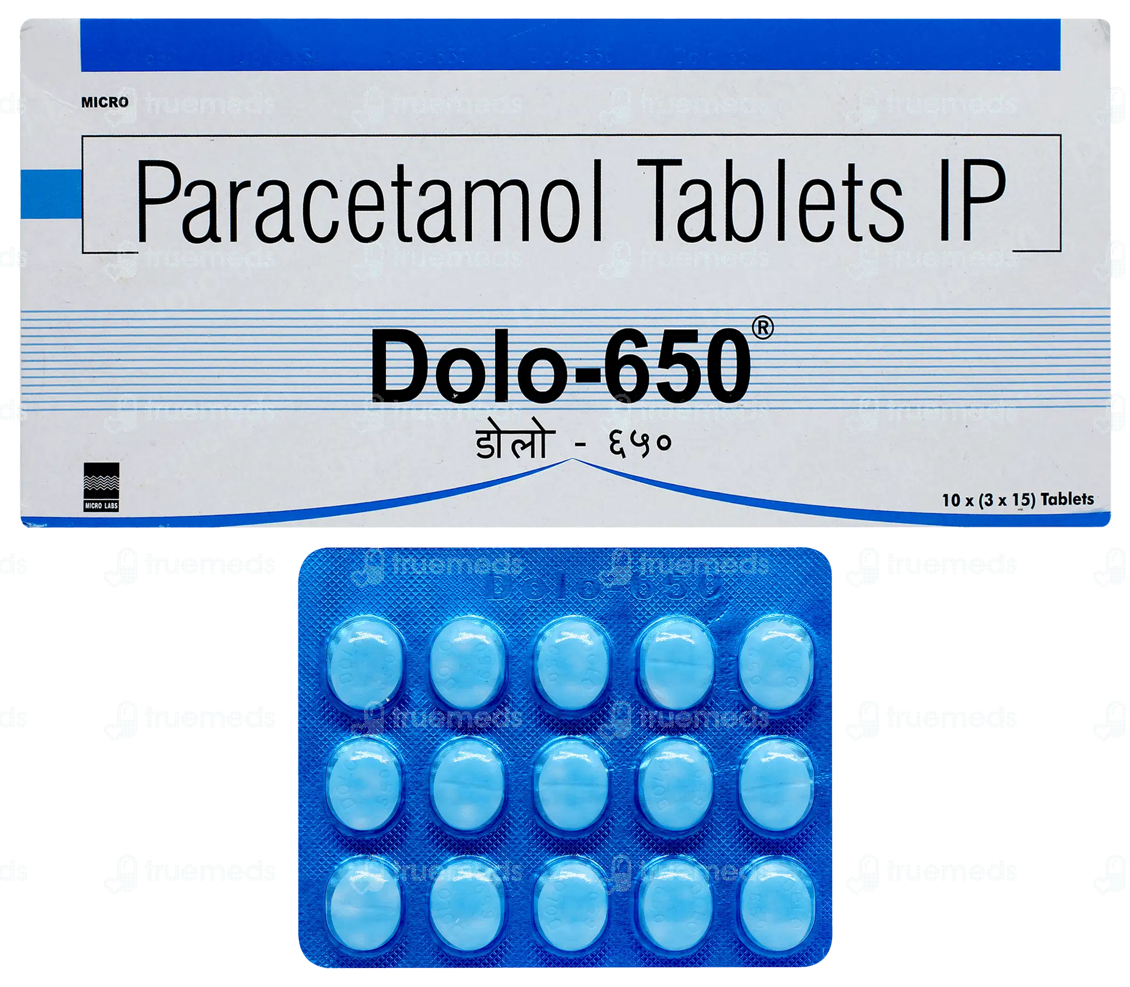 DOLO 650MG TAB 15&grave;S