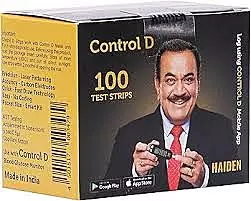 CONTROL D GLUCOMETER 100 TEST STRIPS
