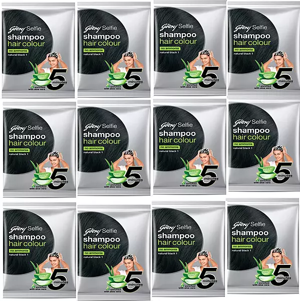 Goorej Selfie Shampoo Hair Colour (Aloe Vera)