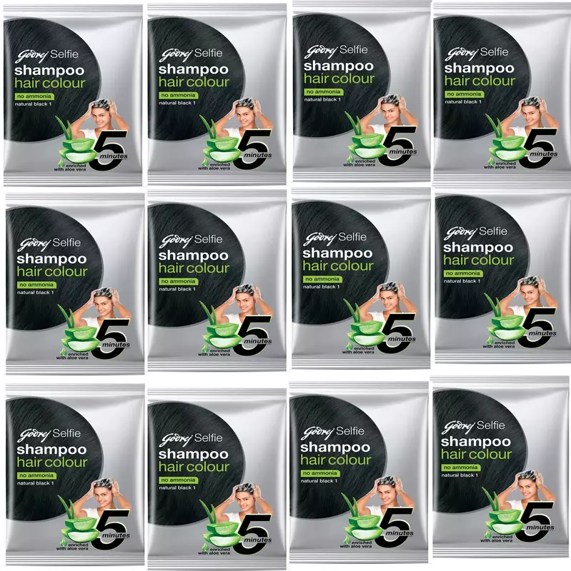 Goorej Selfie Shampoo Hair Colour (Aloe Vera)