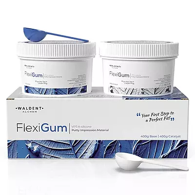 Waldent FlexiGum VPS A-Silicone Putty Impression Material Waldent FlexiGum VPS A-Silicone Putty Impression Material