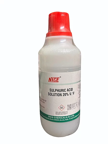 SULPHURIC ACID 20% - 500ML - nice
