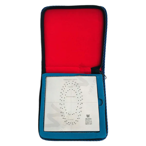 Waldent Rubber Dam Template Sheet (16/140)